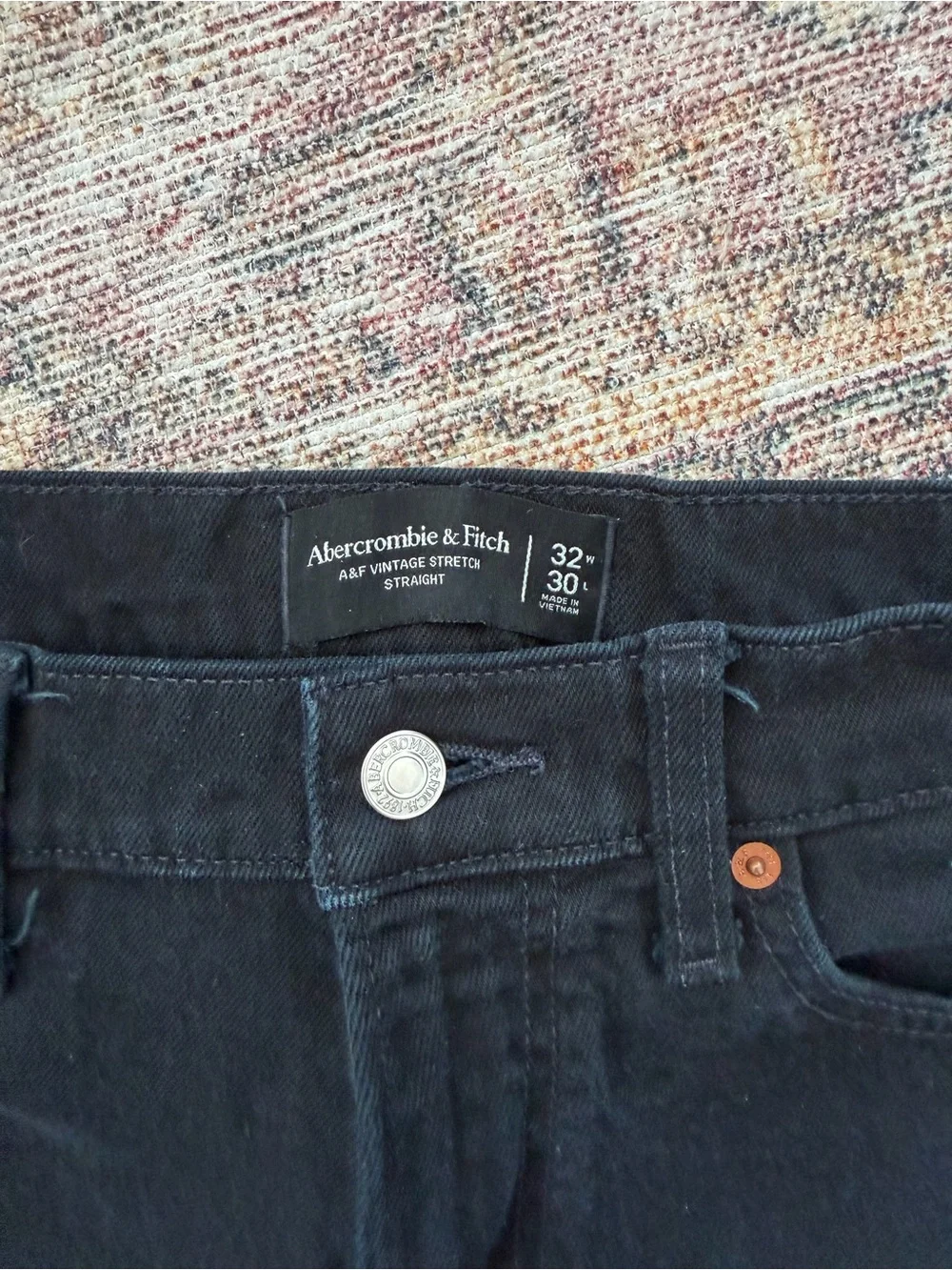 Abercrombie & Fitch Vintage Stretch Straight Jean